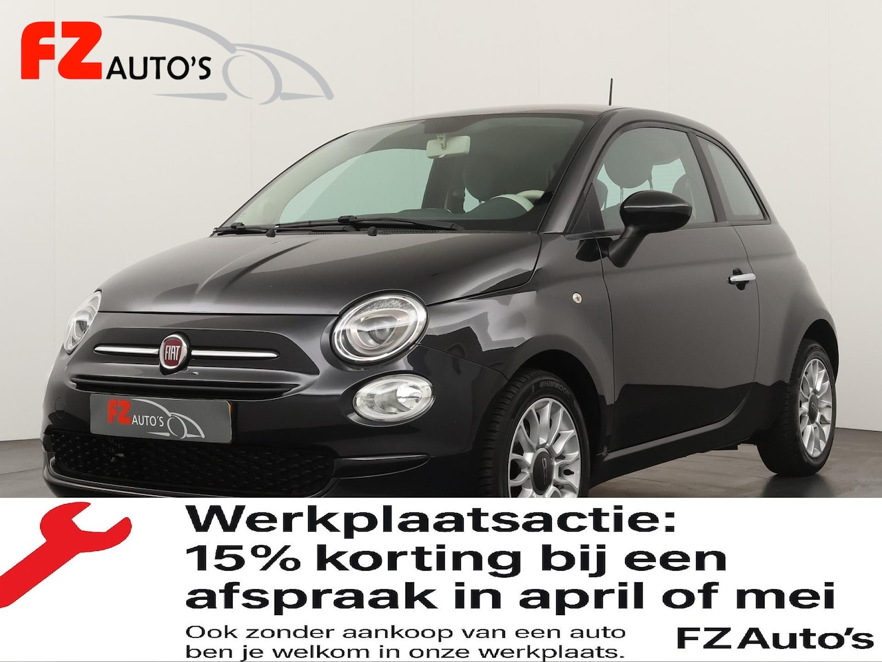 Fiat 500 - 0.9 80pk TwinAir Turbo Popstar | Automaat | Cruise Control | Bluetooth telefoonvoorbereidi - AutoWereld.nl