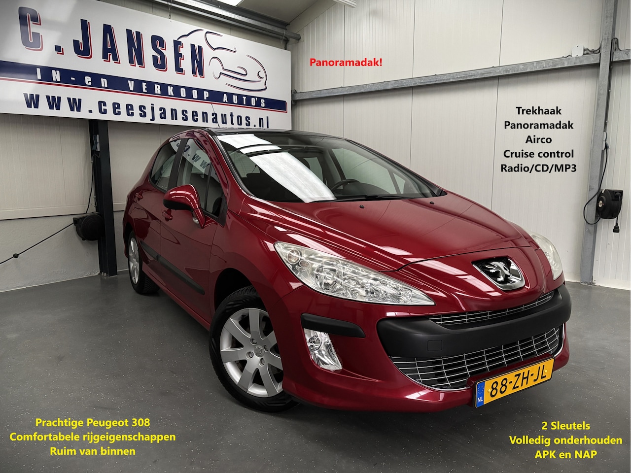 Peugeot 308 - 1.6 VTi XS - Panoramadak! - AutoWereld.nl