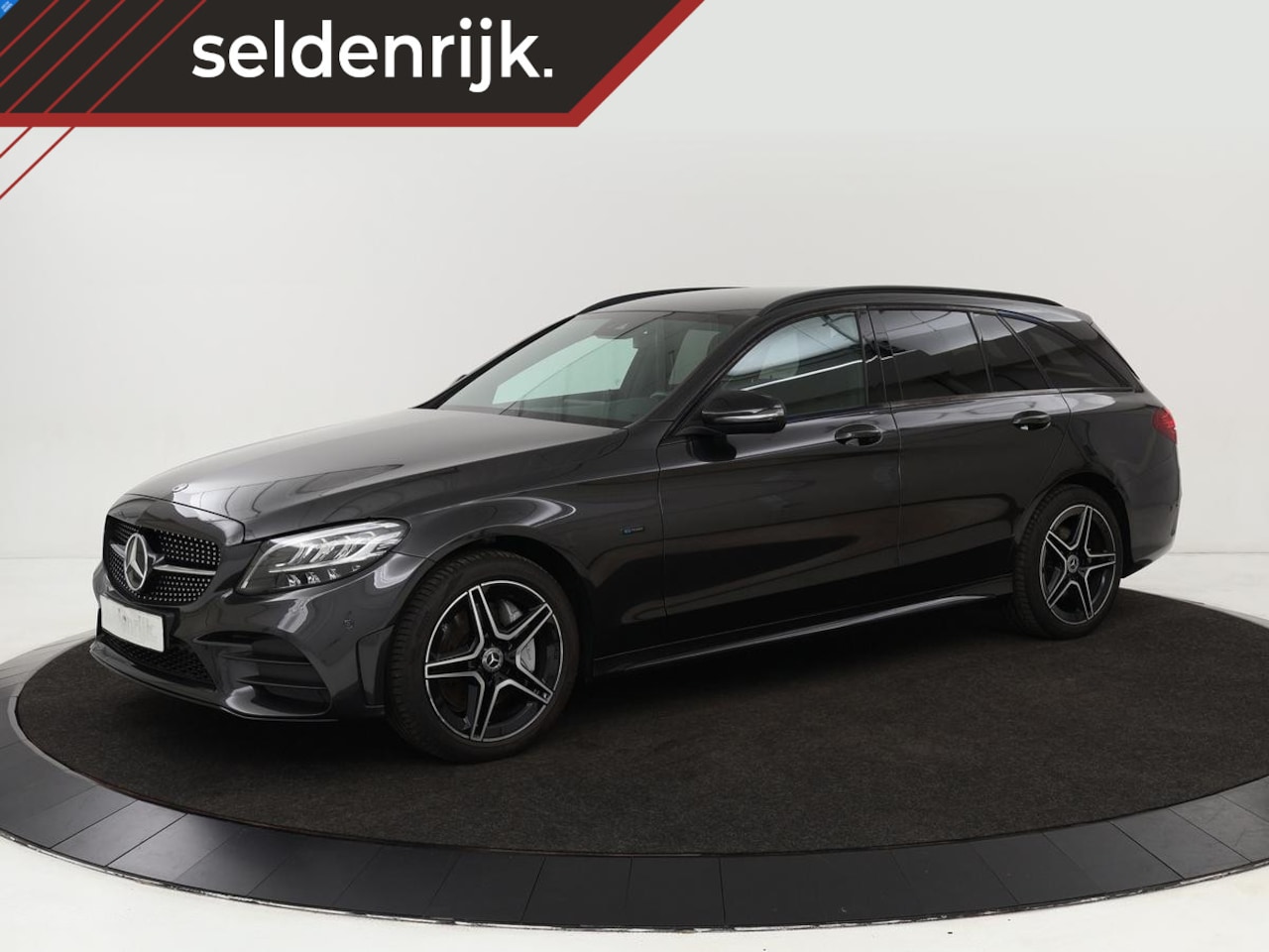 Mercedes-Benz C-klasse - 300e AMG Night | Adaptive cruise | Stoelverwarming | Carplay | Leder/Alcantara | Camera | - AutoWereld.nl