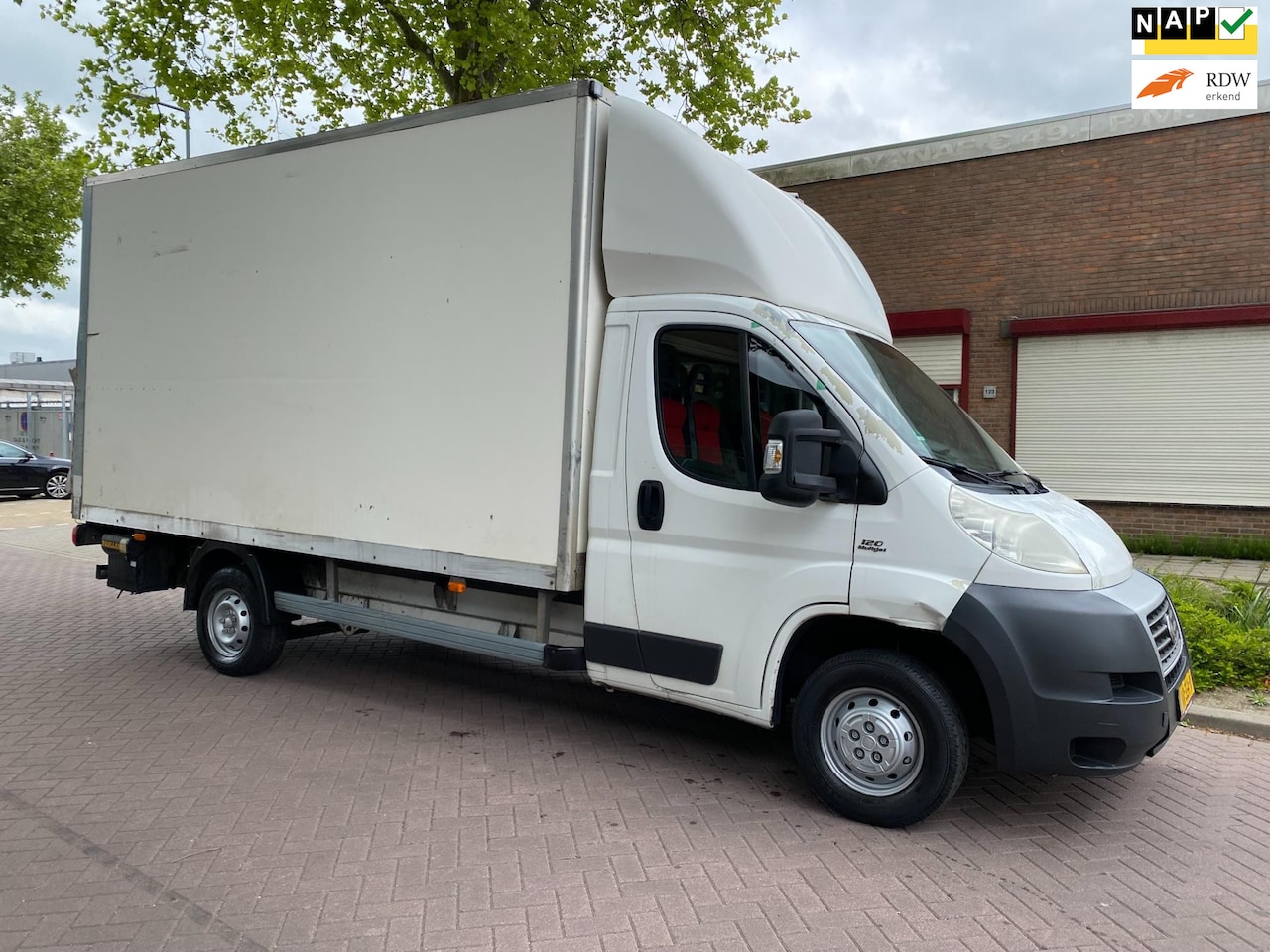 Fiat Ducato - 35H 2.3 MultiJet * 2012 * Euro5 * Airco * Elektrische Laadklep * APK 1-12-2025 * 2.5M Hoog - AutoWereld.nl