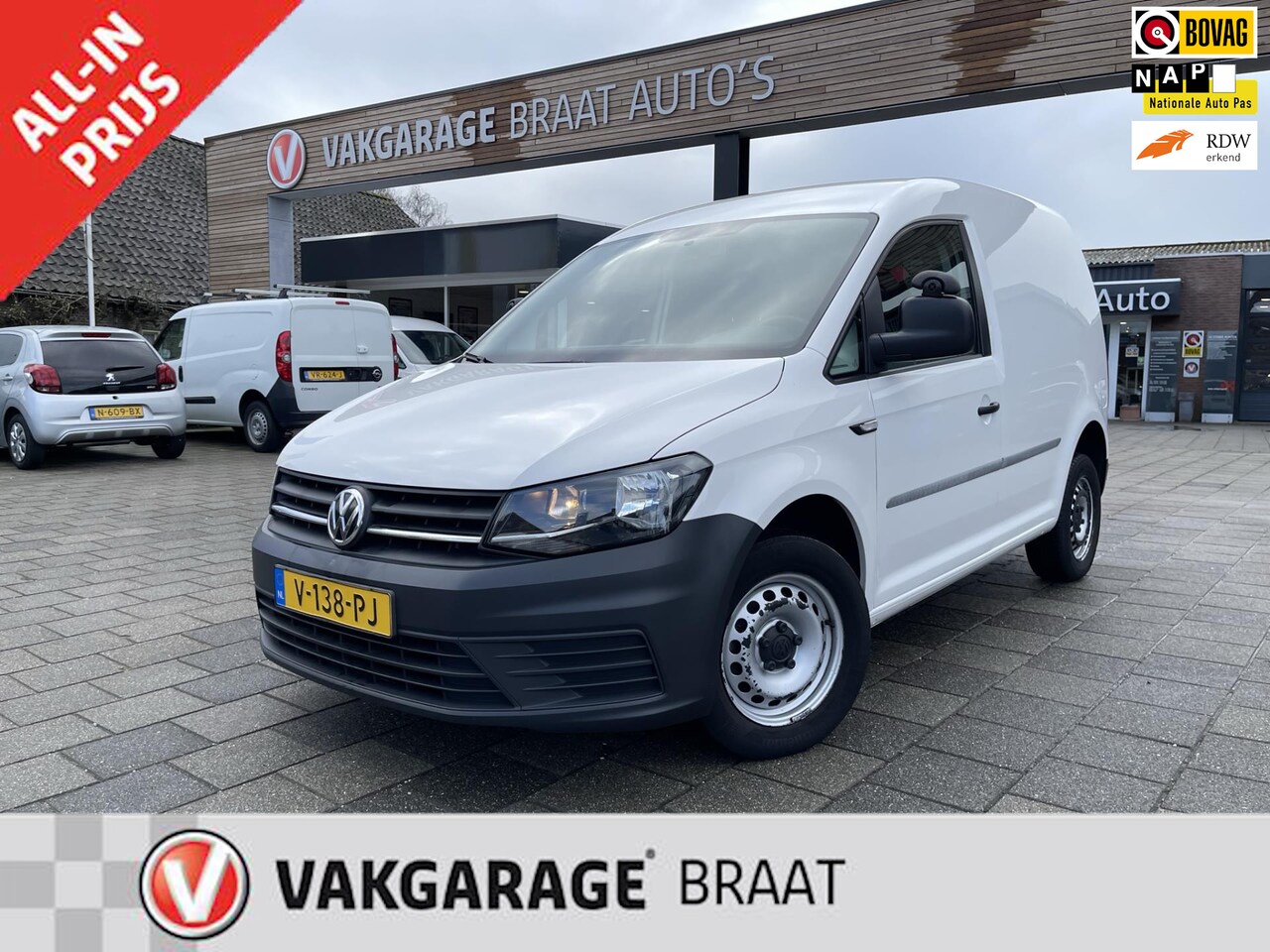 Volkswagen Caddy - 2.0 TDI L1H1 l NAVI l BLUETOOTH l RIJKLAAR! - AutoWereld.nl