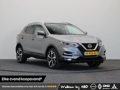Nissan Qashqai - 1.3 DIG-T Tekna | Halflederen bekleding | Panoramadak | 360 camera | Vol LED | Navigatie |