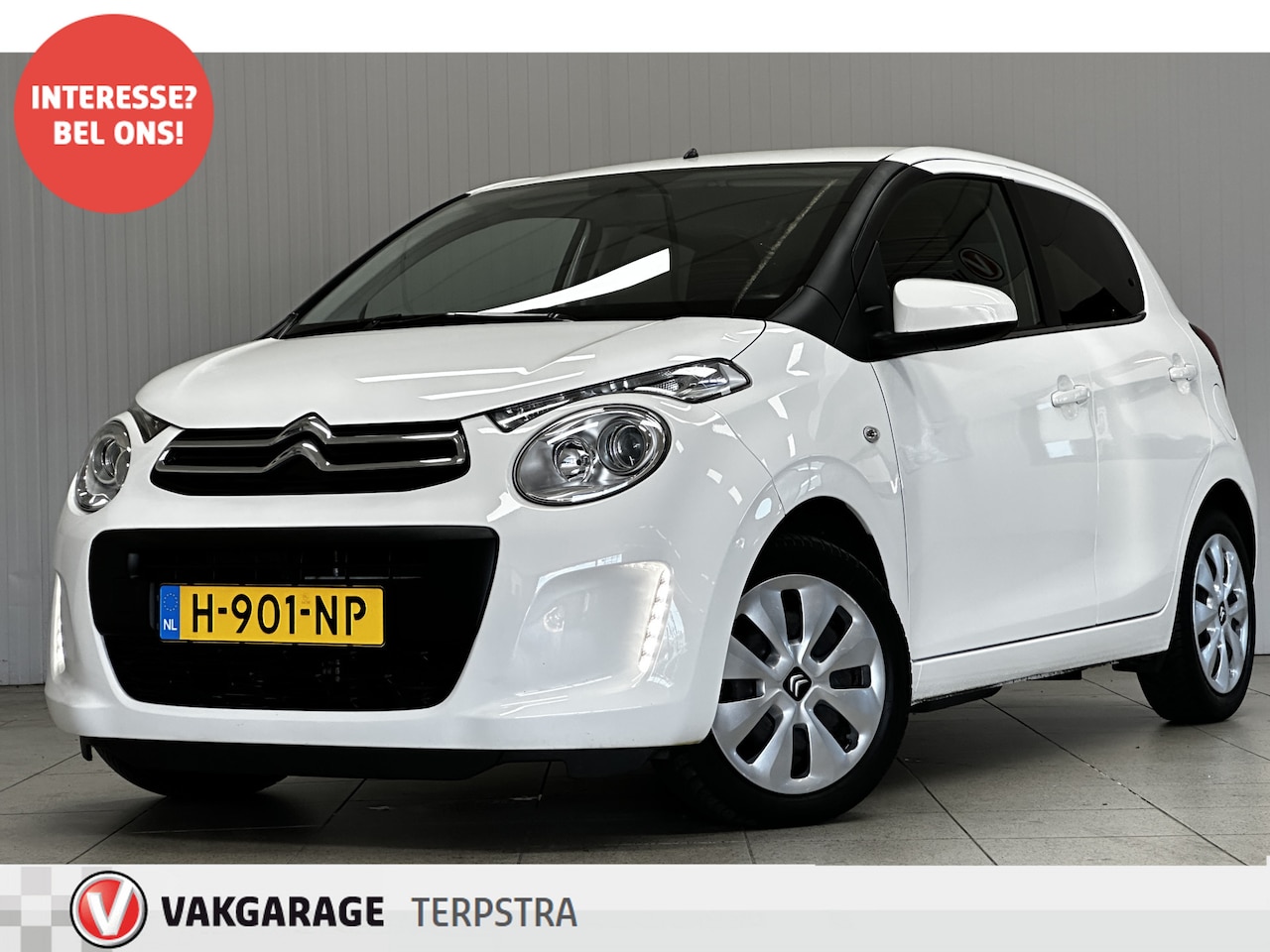 Citroën C1 - 1.0 VTi Feel/ LED Dagrijverl./ AIRCO!/ Multi.Stuur/ Bluetooth/ Elek.Pakket/ Radio-AUX&USB/ - AutoWereld.nl
