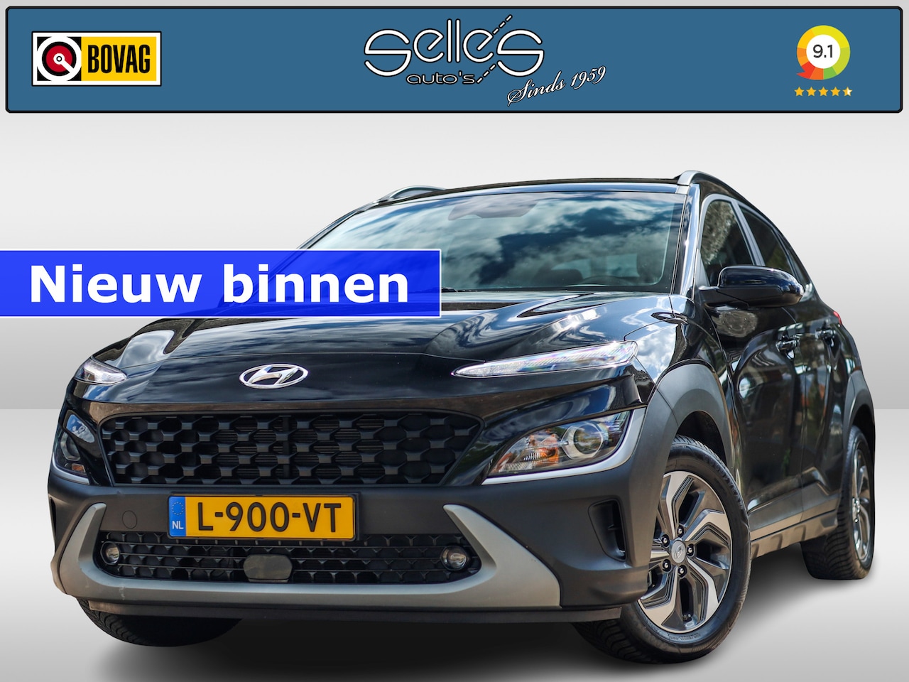 Hyundai Kona - 1.6 GDI HEV Comfort Applecarplay | Camera - AutoWereld.nl