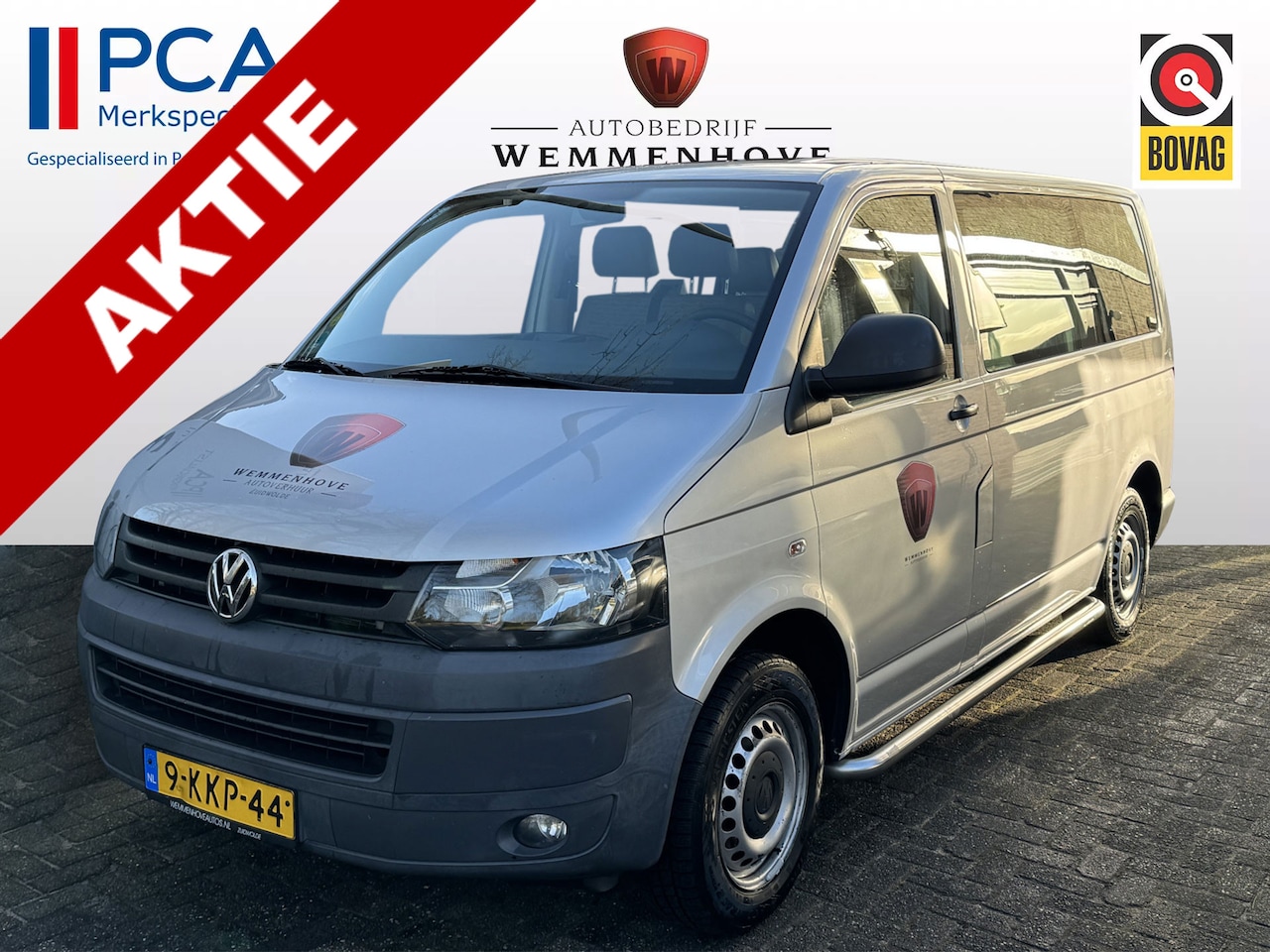 Volkswagen Transporter Kombi - 2.0 TDI L1H1 BM Trendline Baseline 9-Persoons/Airco/Cruise control/Nieuw model/ Incl BTW - AutoWereld.nl
