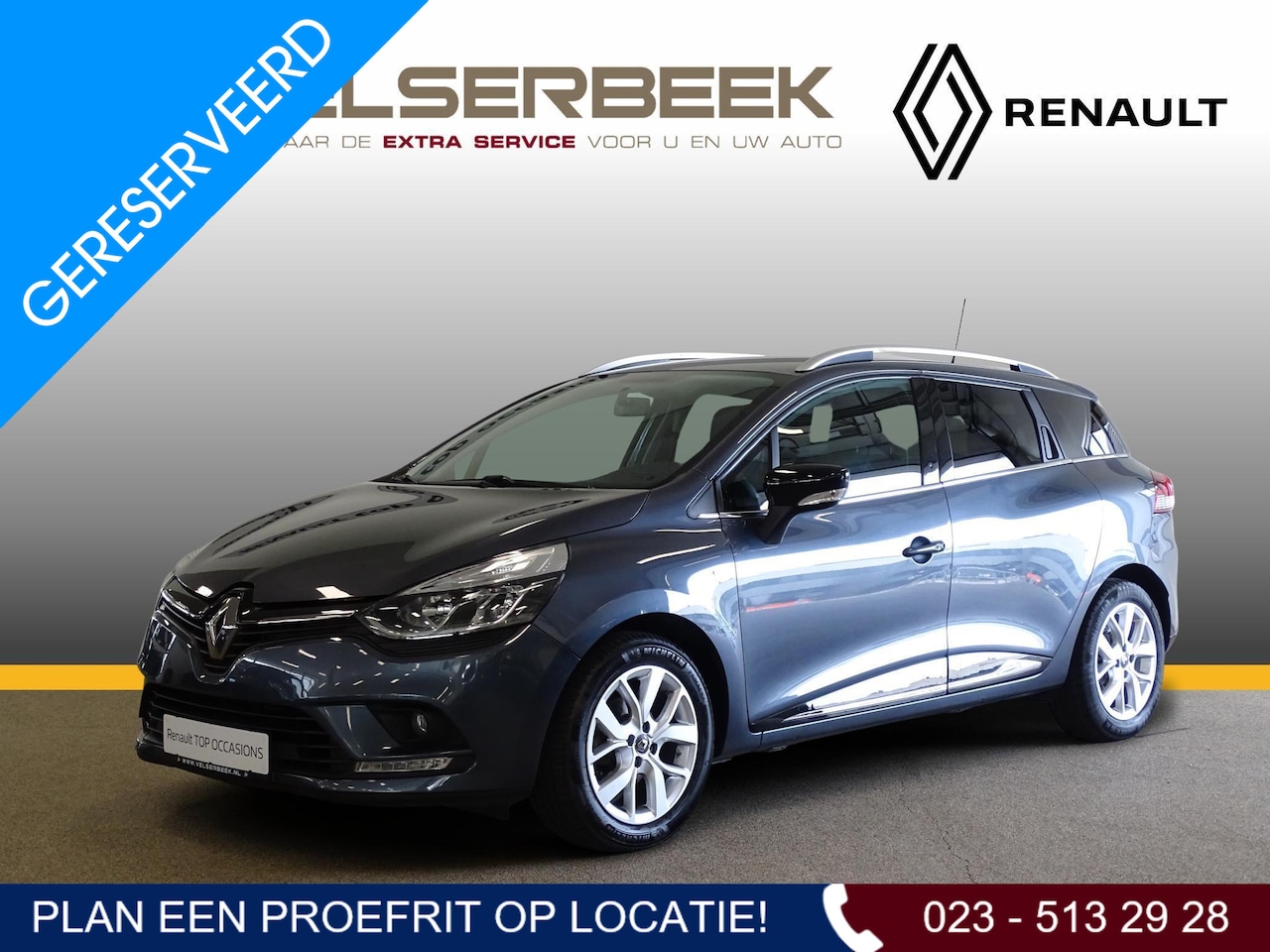 Renault Clio Estate - TCe 90 Limited * LMV/Cruise/Airco/Navi * - AutoWereld.nl