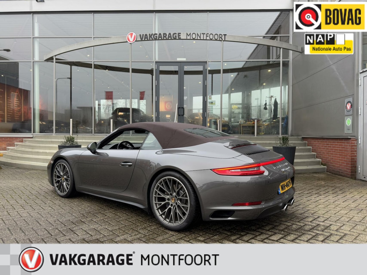 Porsche 911 Cabrio - - 911.2 3.0 Carrera 4 PDK|NL Auto|Automaat|Dealer onderhouden|Leder|Sport Chrono|Bose|Came - AutoWereld.nl