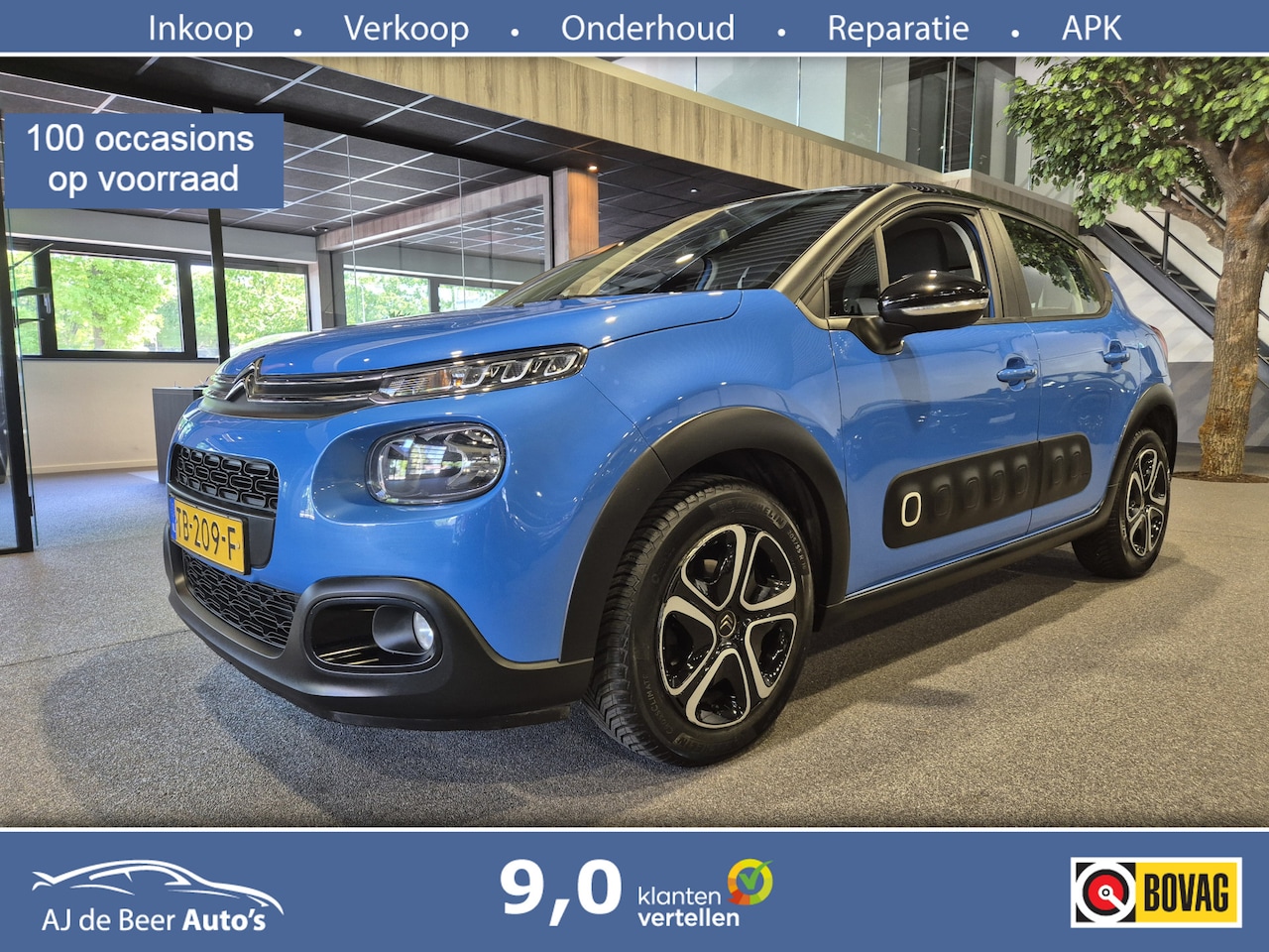 Citroën C3 - 1.2 PT Feel Edition Complete auto | Navi | Cruise | Airco | Sensoren - AutoWereld.nl