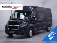 Peugeot Boxer - 2.0 BlueHDI 163 pk L3H2 Dubbel Cabine 5-Zits Airco Trekhaak 3.000 kg, Cruise Control, PDC
