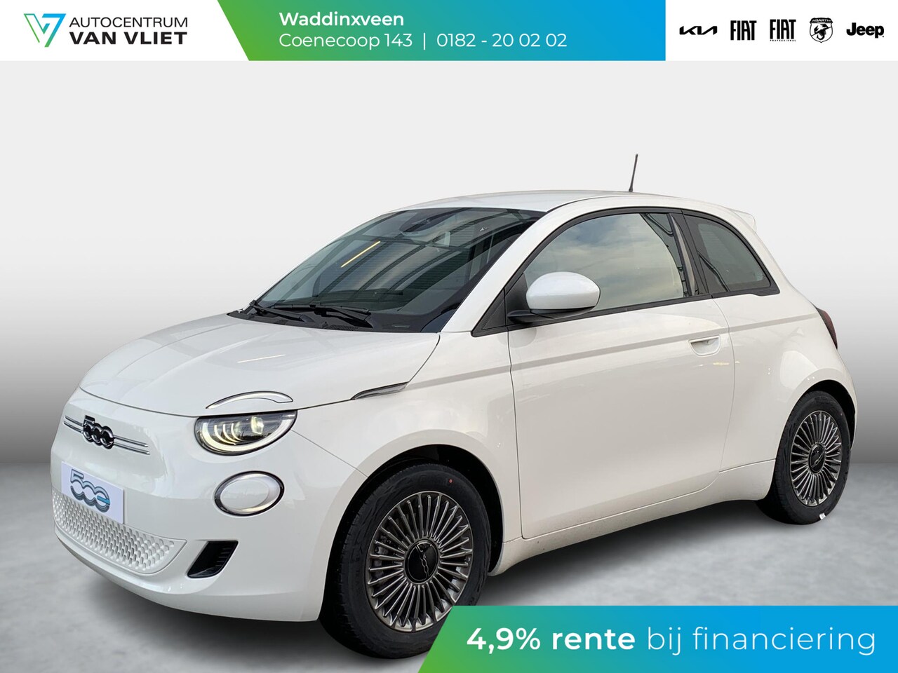 Fiat 500e - Business Launch Edition 42 kWh | BTW Auto | Clima | Cruise | 16" | Apple Carplay - AutoWereld.nl