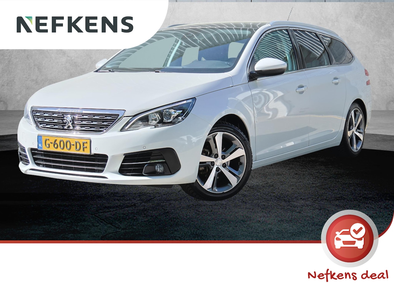Peugeot 308 SW - 130pk Premium | 1ste eigenaar | LEER | Trekhaak | Glazen dak | Camera | Massagefunctie | 1 - AutoWereld.nl