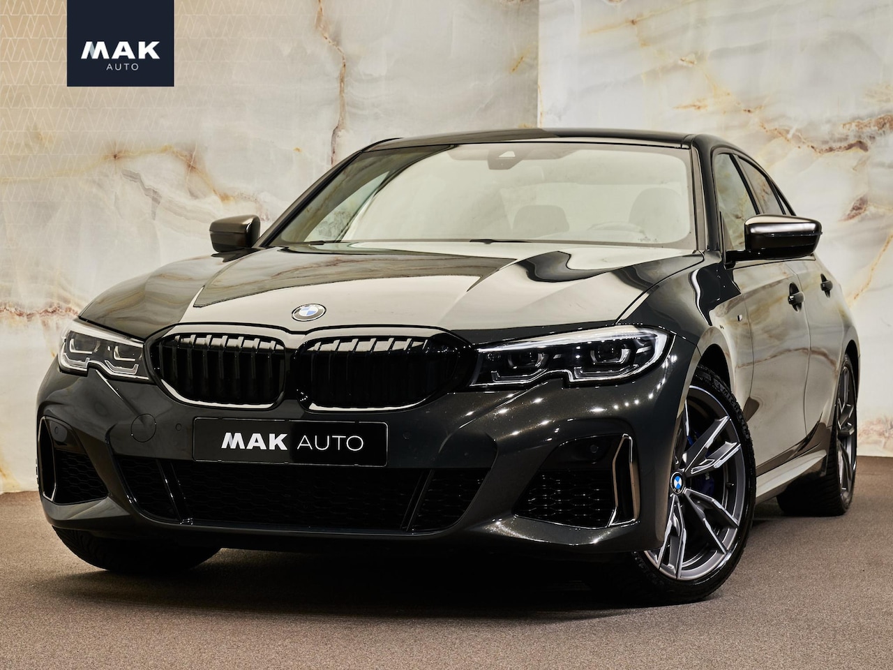BMW 3-serie - M340i xDrive M340i xDrive, 19", H/K, HUD, LED, adatiep M onderstel, privacy, dealeroh - AutoWereld.nl