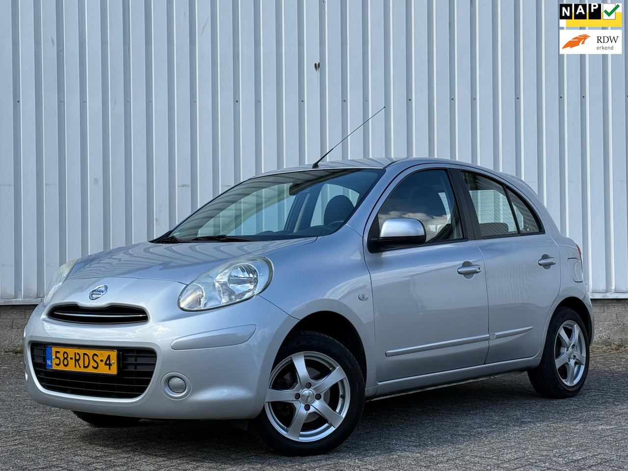 Nissan Micra - 1.2 Acenta 1e Eigenaar,Airco,CruiseControle,PDC,ElektrischeRamen,5DeursDealerOnderhouden,N - AutoWereld.nl