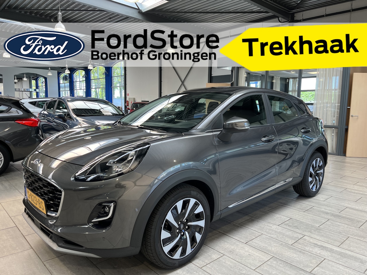 Ford Puma - EcoBoost Hybrid 125 pk Titanium | Camera | Navi | LED | Parkeersens. V+A | 100% dealer ond - AutoWereld.nl