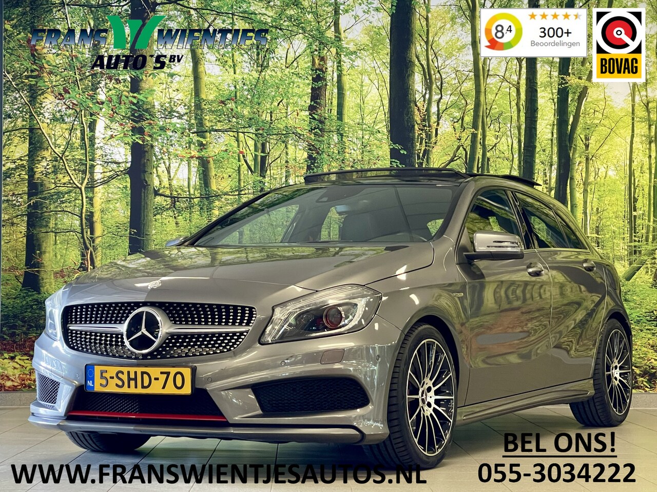Mercedes-Benz A-klasse - 250 Sport Ambition | Panorama dak | Cruise control | AMG styling | Navigatie | 18'' lichtm - AutoWereld.nl