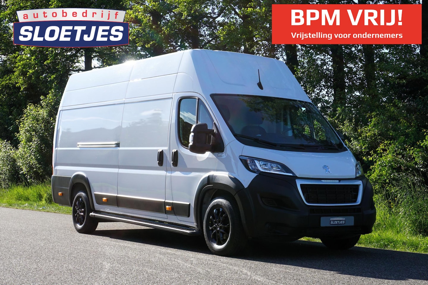 Peugeot Boxer - 435 2.2 BlueHDi 165 L4H3 Zwaar Premium in Topstaat |EURO6D |Climate |Cruise |Camera |Senso - AutoWereld.nl