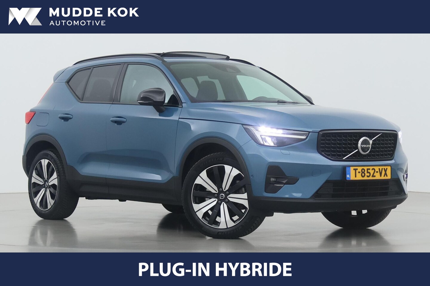 Volvo XC40 - T5 Plug-in hybrid Ultimate Dark | Panoramadak | Leder | ACC | BLIS | Stoel+Stuurverwarming - AutoWereld.nl