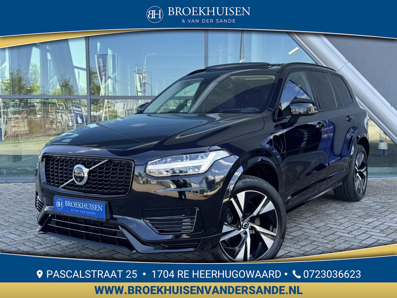 Volvo XC90 - 2.0 T8 Recharge AWD R-Design 395pk Panoramadak / 360 Camera / HU Display - AutoWereld.nl