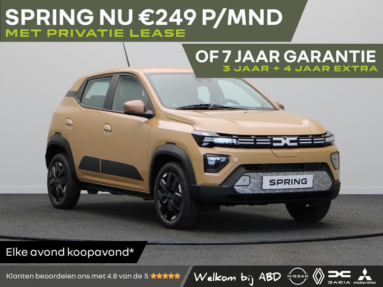 Dacia Spring - Extreme 65pk | DC lader 30 kW | Parkeersensoren voor/achter | Achteruitrijcamera | - AutoWereld.nl