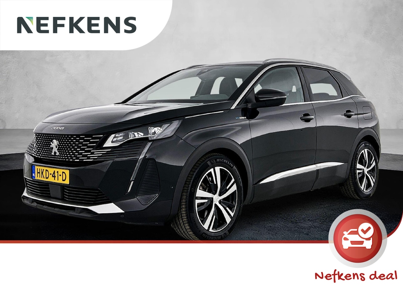 Peugeot 3008 - SUV GT Hybrid 300 pk Automaat | Navigatie | Elektrisch Glazen Panoramadak | Accu 100% | Ac - AutoWereld.nl