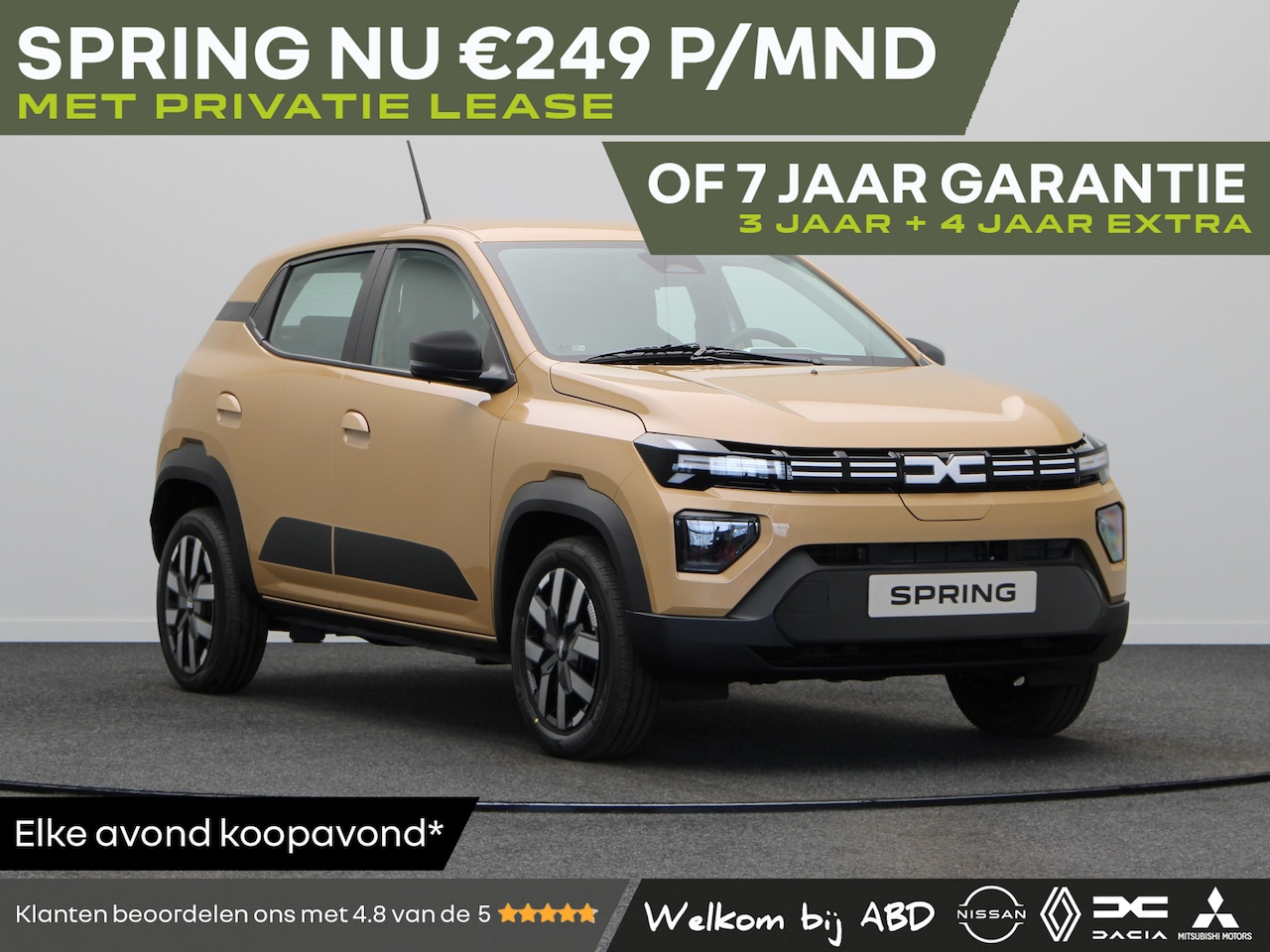 Dacia Spring - Expression Electric 65 | Cruise Control met snelheidsbegrenzer | ISOFIX-bevestigingssystee - AutoWereld.nl