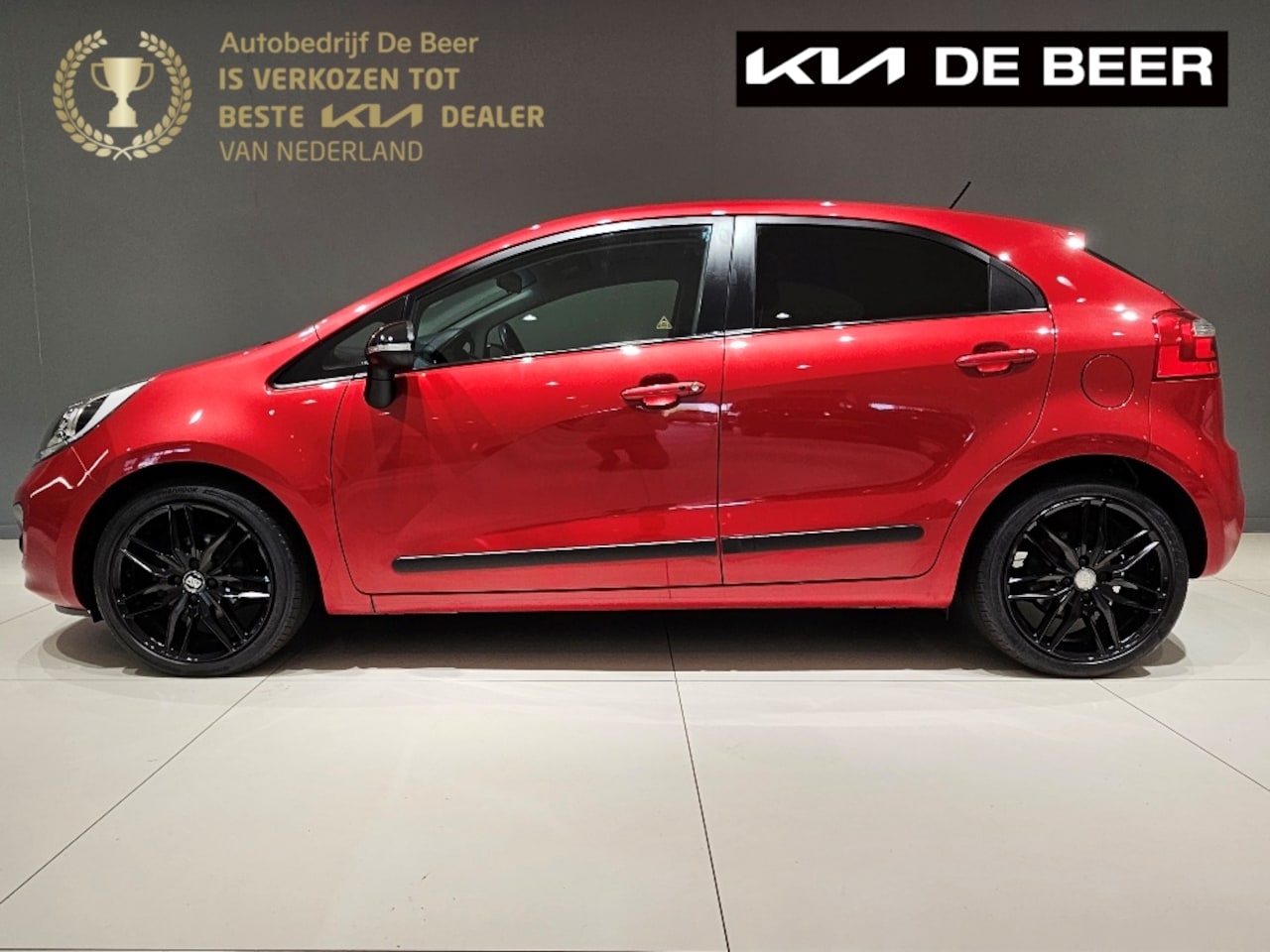 Kia Rio - 1.2 CVVT 85pk Eco Dynamics 5-Deurs Super Pack LM-Velgen Climate Controle Navigatie - AutoWereld.nl