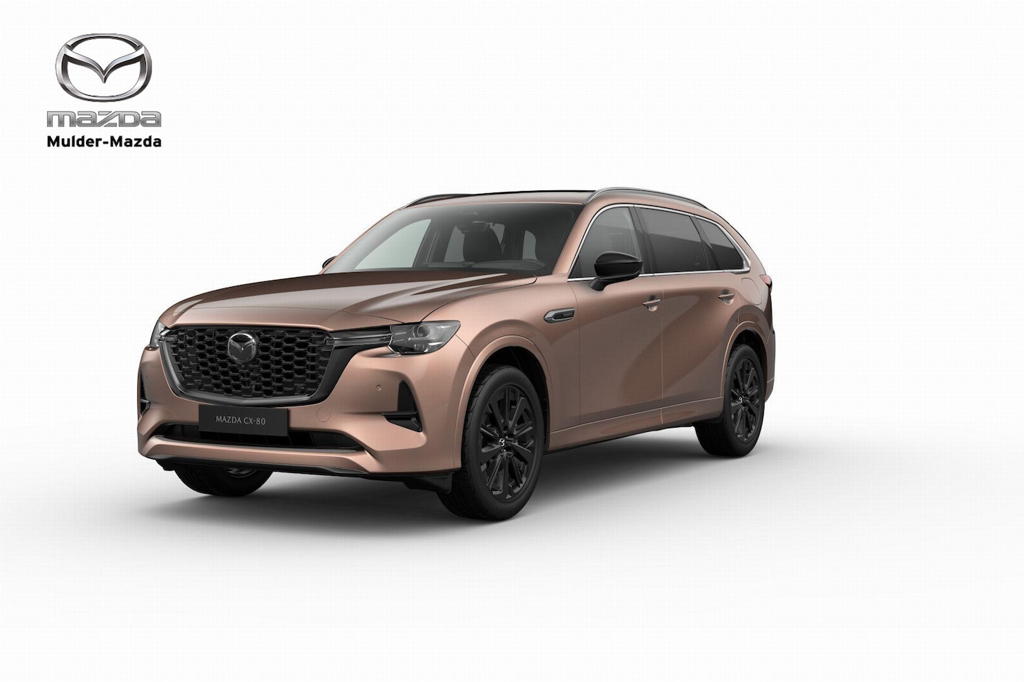 Mazda CX-80 - e-Skyactiv PHEV 327 Homura Plus | 12,3-inch TFT-kleurendisplay met bediening via centrale - AutoWereld.nl