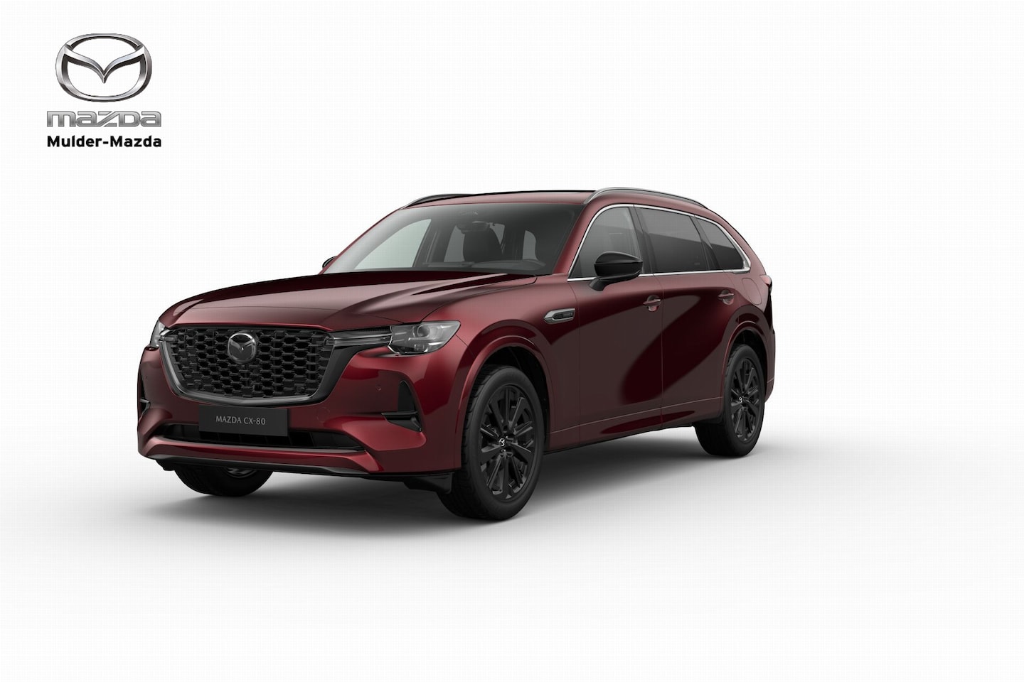 Mazda CX-80 - e-Skyactiv PHEV 327 Homura Plus | 12,3-inch TFT-kleurendisplay met bediening via centrale - AutoWereld.nl