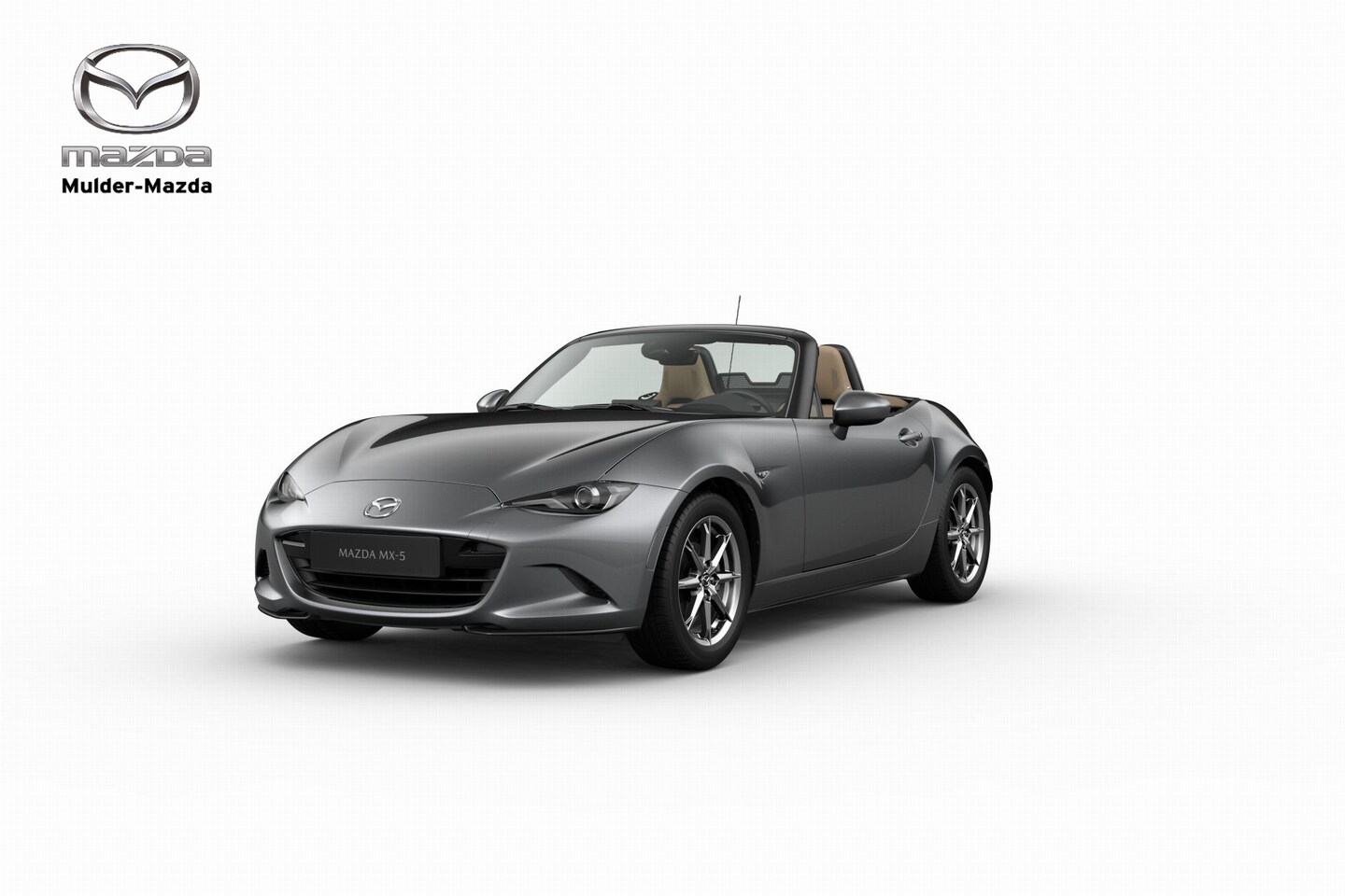 Mazda MX-5 - SKYACTIV-G 132 Kazari | 16-inch lichtmetalen velgen in Black Metallic (Skyactiv-G 132) | 1 - AutoWereld.nl