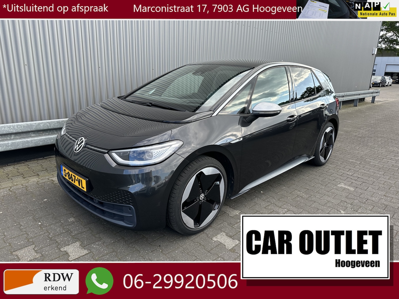 Volkswagen ID.3 - First 58 kWh Clima, Navi, HUD, IQ Drive --Inruil Mogelijk-- - AutoWereld.nl