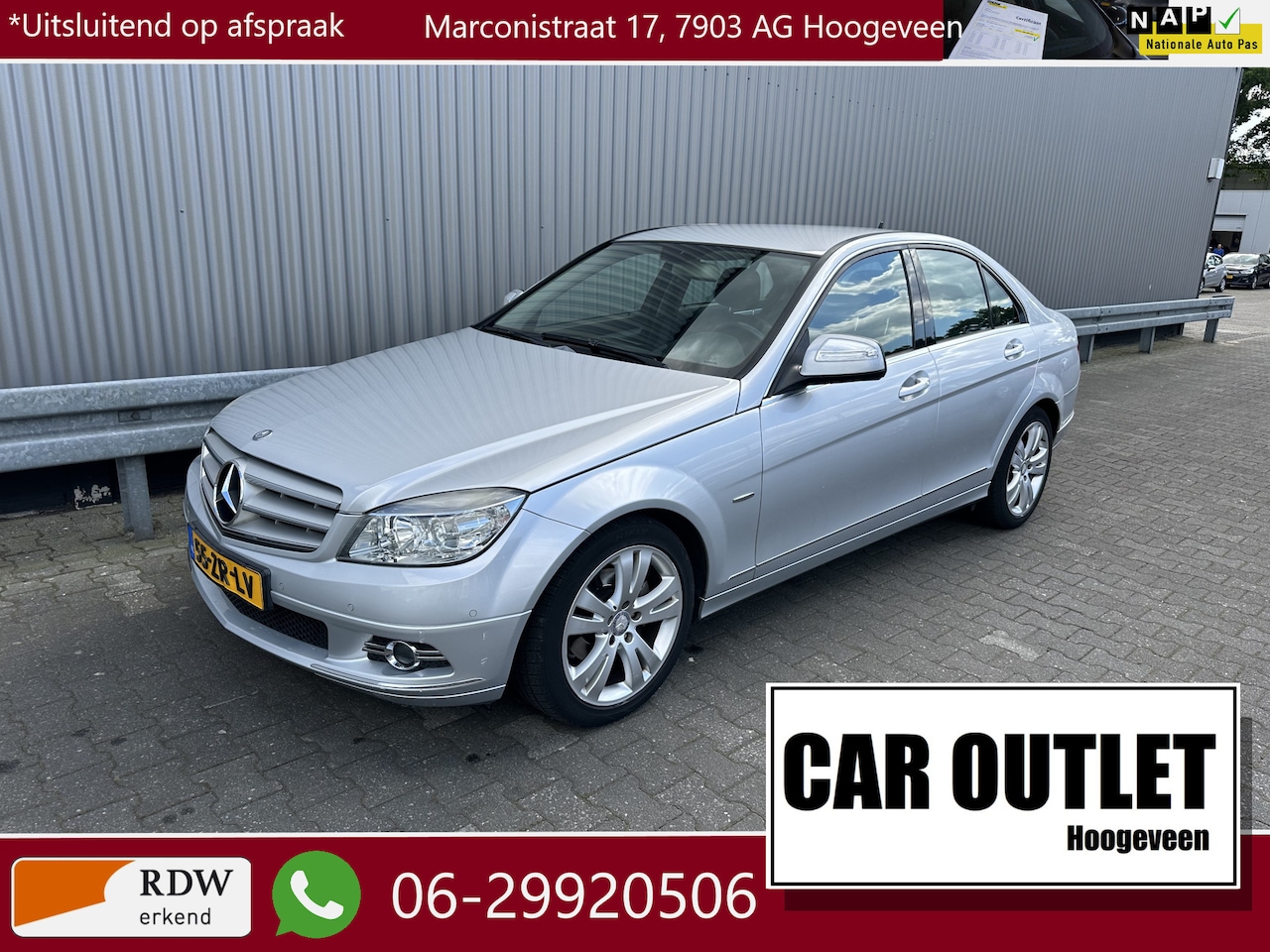 Mercedes-Benz C-klasse - 180 K Business Class Avantgarde Navi, PDC, LM, Cruise --Inruil Mogelijk-- - AutoWereld.nl