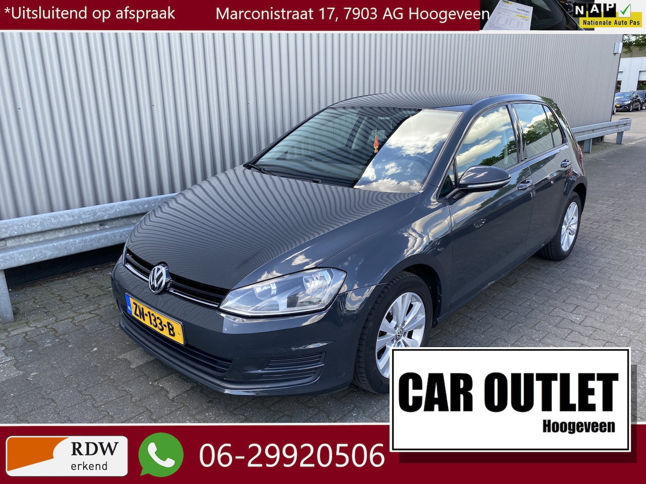 Volkswagen Golf - 1.2 TSI Trendline 153Dkm. 5-Drs, A/C, LM & Nieuwe APK – Inruil Mogelijk – - AutoWereld.nl