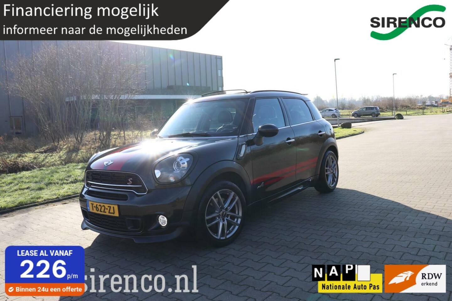 MINI Countryman - 1.6 Cooper S ALL4 Chili JCW john cooper works leder panodak stoelverwarming climate&cruise - AutoWereld.nl