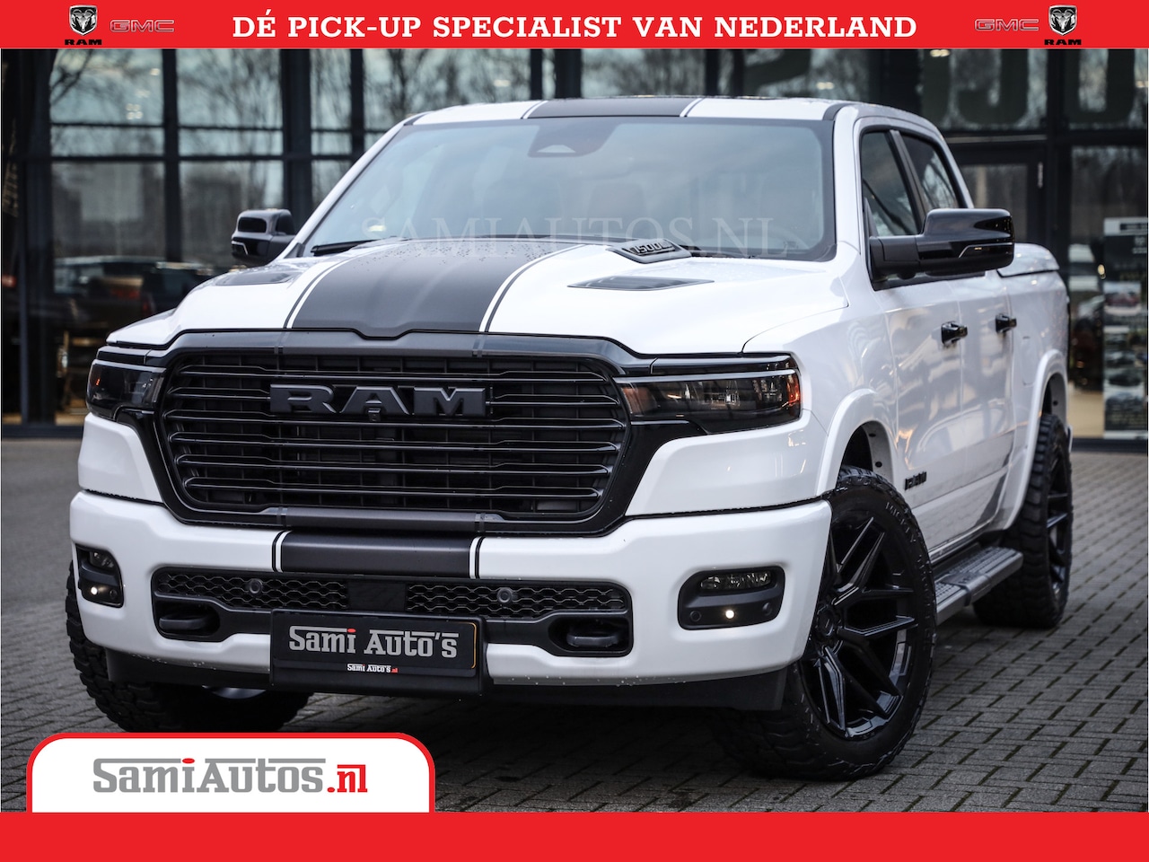Dodge Ram Pick Up - Laramie Night | Face Lift | 420Pk 636 Nn | Extra Groot Scherm + Passagiers Scherm | Comfor - AutoWereld.nl