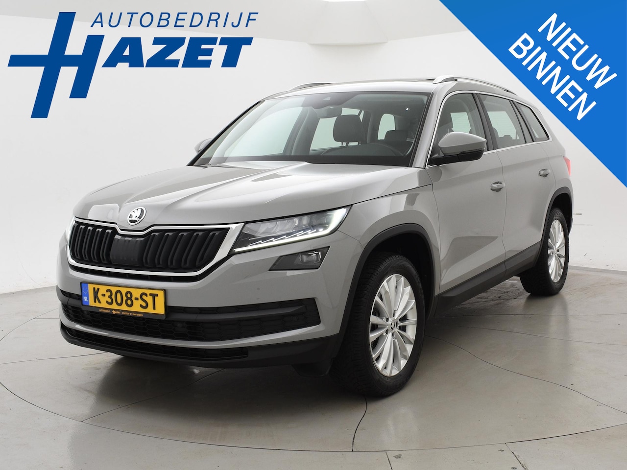 Skoda Kodiaq - 1.5 TSI 7-PERSOONS STEEL GREY + TREKHAAK | PANORAMA | ADAPTIVE CRUISE | STUUR/STOELVERWARM - AutoWereld.nl