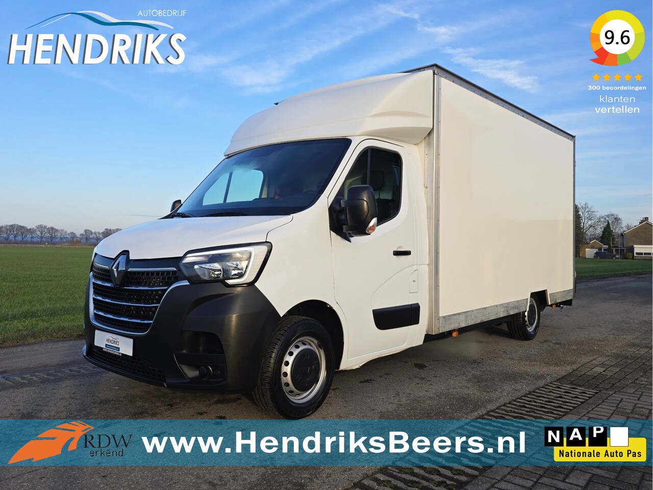 Renault Master - T35 2.3 dCi LowLiner - 146 Pk - Euro 6 - Navi - Airco - Cruise Control - Bakwagen - Paarde - AutoWereld.nl
