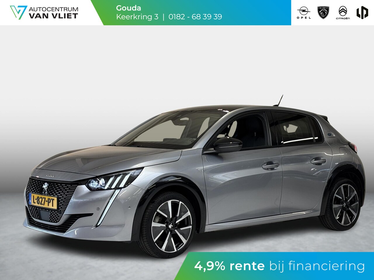 Peugeot e-208 - EV GT 50 kWh 3-fase | Navigatie | Achteruitrijcamera | Android auto / Apple carplay | Dode - AutoWereld.nl