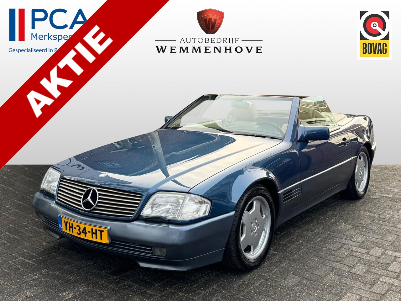 Mercedes-Benz SL-klasse Cabrio - 300 SL-24 Airco-Ecc/Automaat/Leer/Alu wielen - AutoWereld.nl