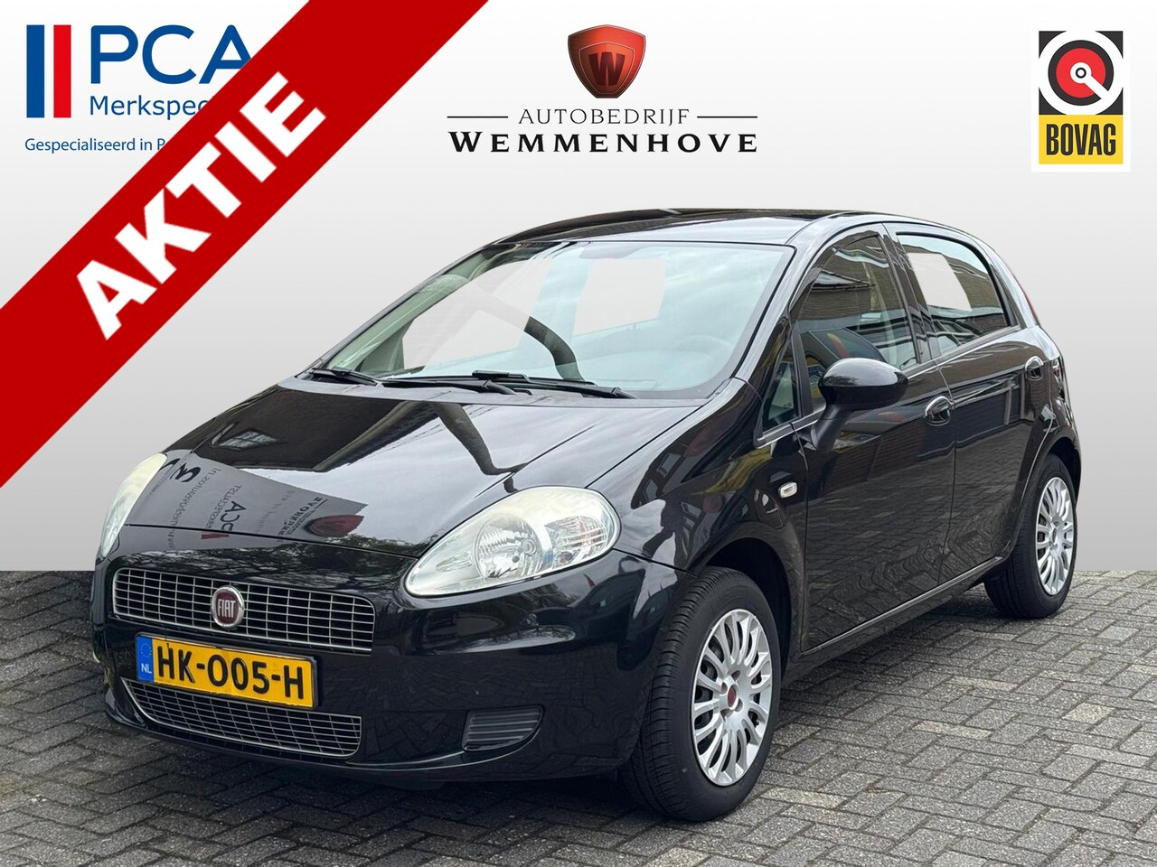 Fiat Grande Punto - 1.4 Active Airco/5-Deurs - AutoWereld.nl