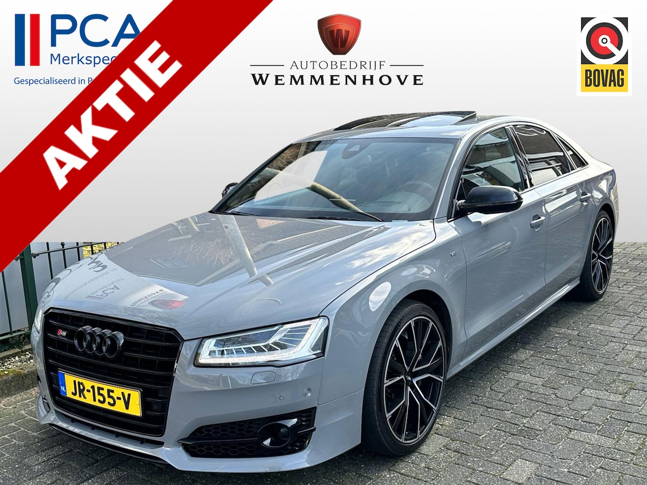 Audi A8 - S8 4.0 TFSI S8 quattro Audi Exclusive V8T 520PK/ Panodak/Carbon Remschijven S-Perfomance/L - AutoWereld.nl