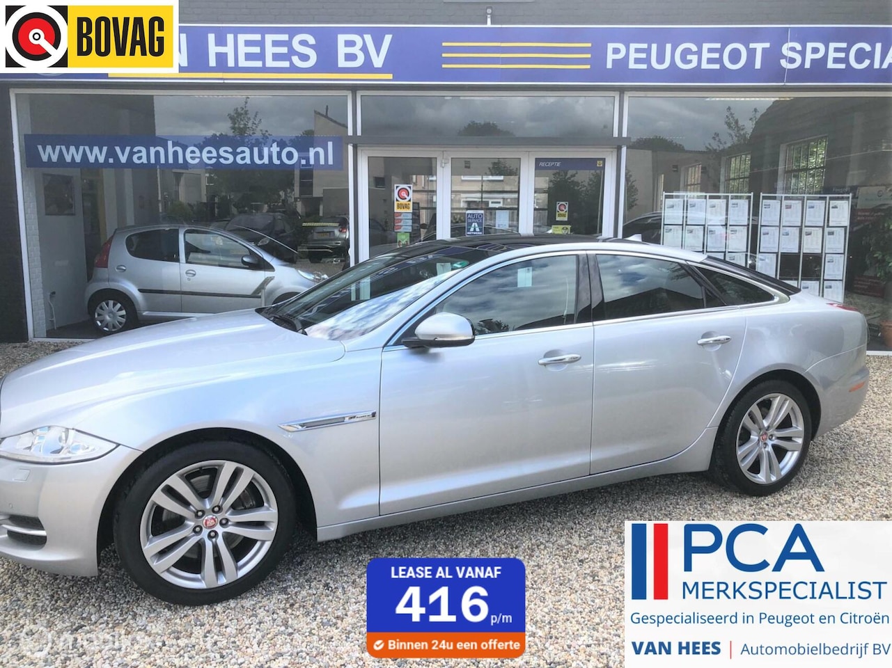 Jaguar XJ - Premium Luxury | 241PK | Portfolio | leer | navigatie - AutoWereld.nl
