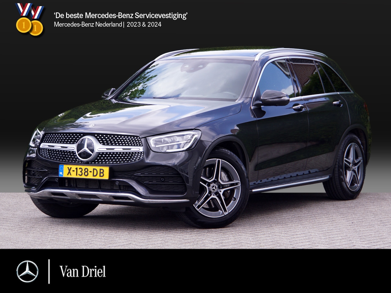 Mercedes-Benz GLC-klasse - GLC 300 e 4M | Luchtvering Leder Rijassistentie - AutoWereld.nl