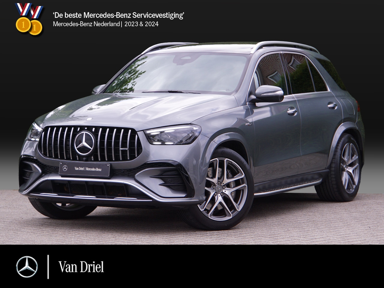 Mercedes-Benz GLE-Klasse - AMG 53 HYBRID 4MATIC+ | Burmester Luchtvering Pano Trekhaak Distronic Keyless Multibeam - AutoWereld.nl
