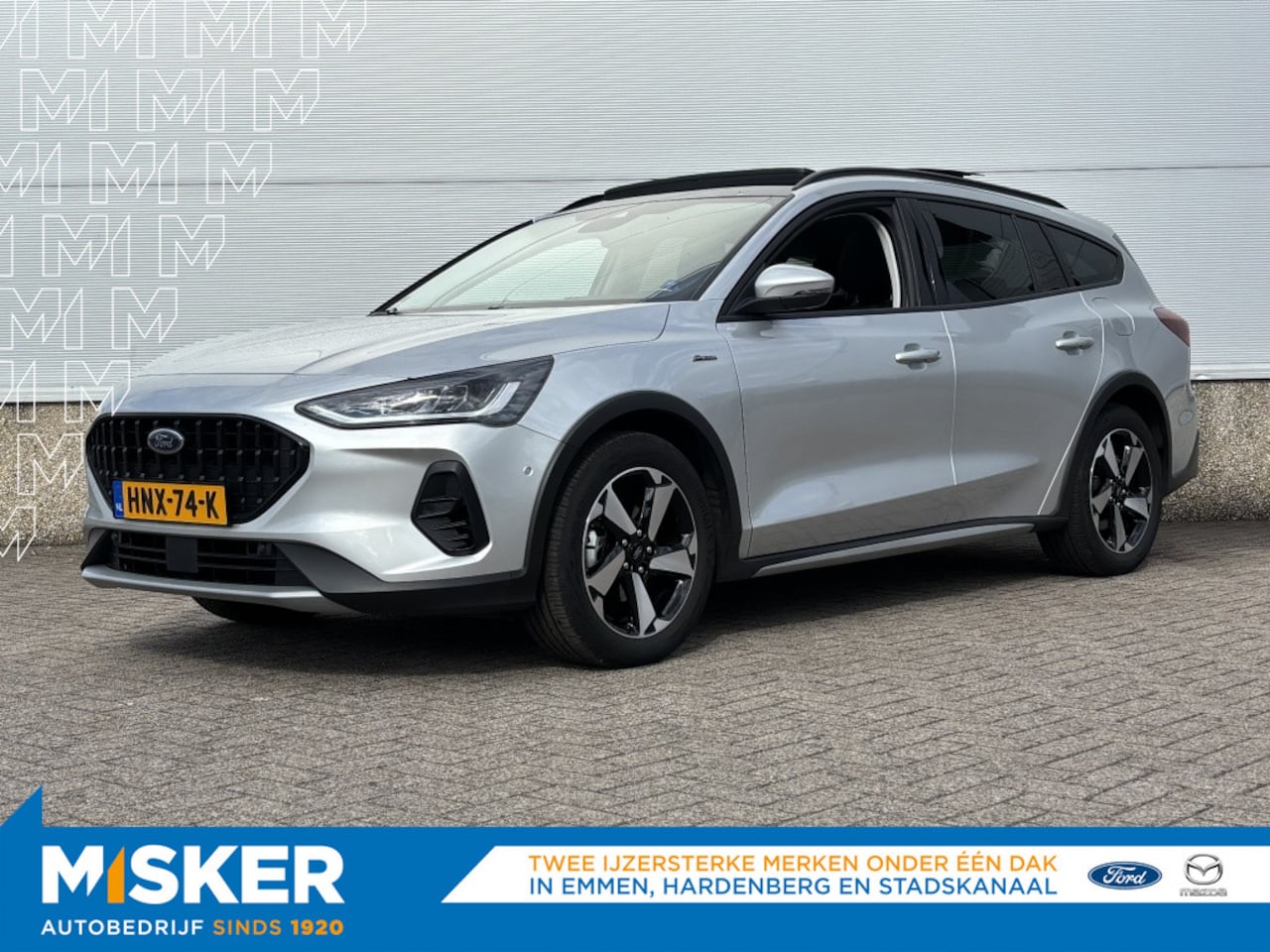 Ford Focus Wagon - 1.0 EBH Active X 155PK AUTOMAAT! PANODAK! B&O! DRIVERPACK! - AutoWereld.nl