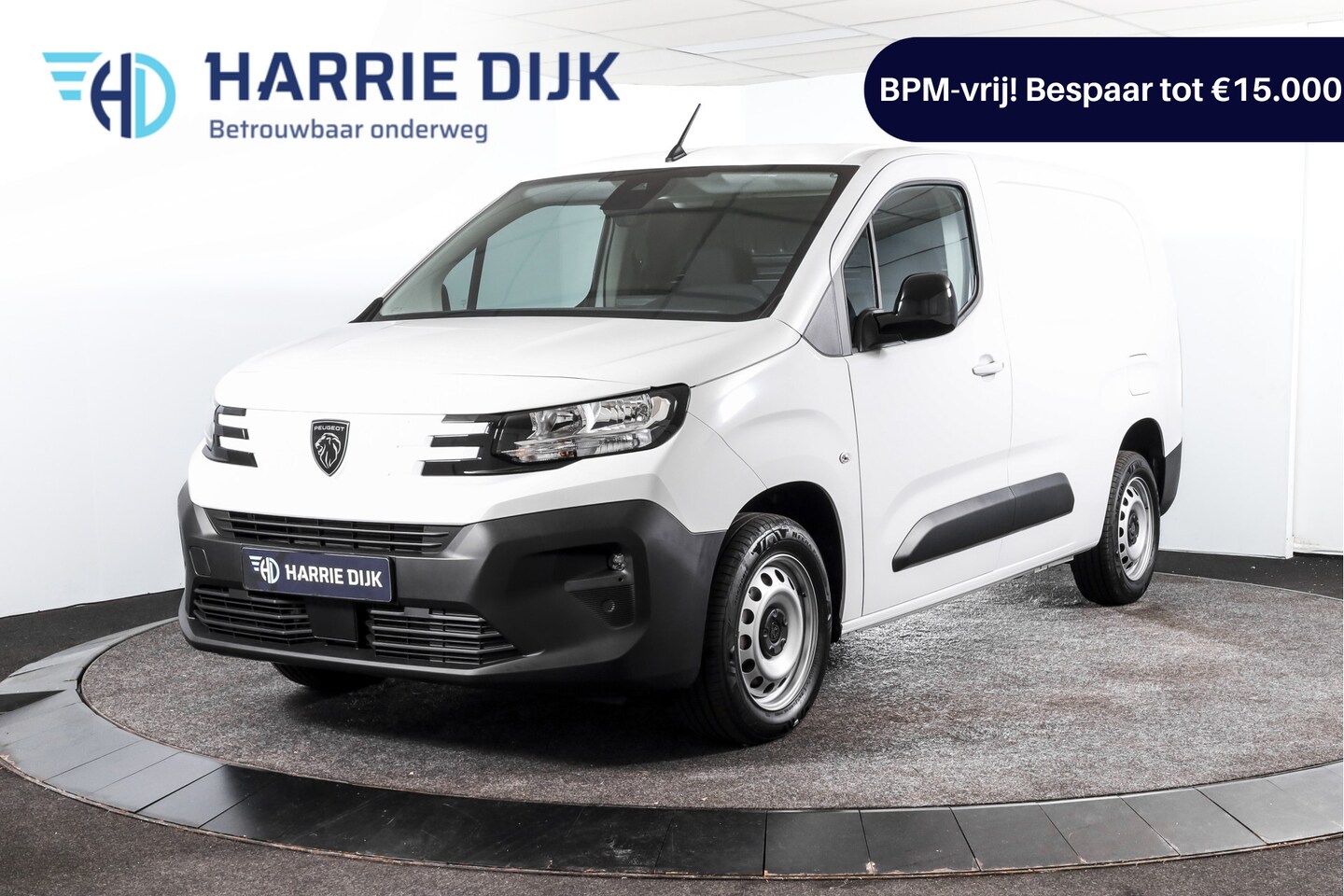 Peugeot Partner - 1.5 BlueHDi 130 PK EAT8 S&S L2 | Dig. Cockpit | Cruise | PDC | Camera | NAV + App. Connect - AutoWereld.nl