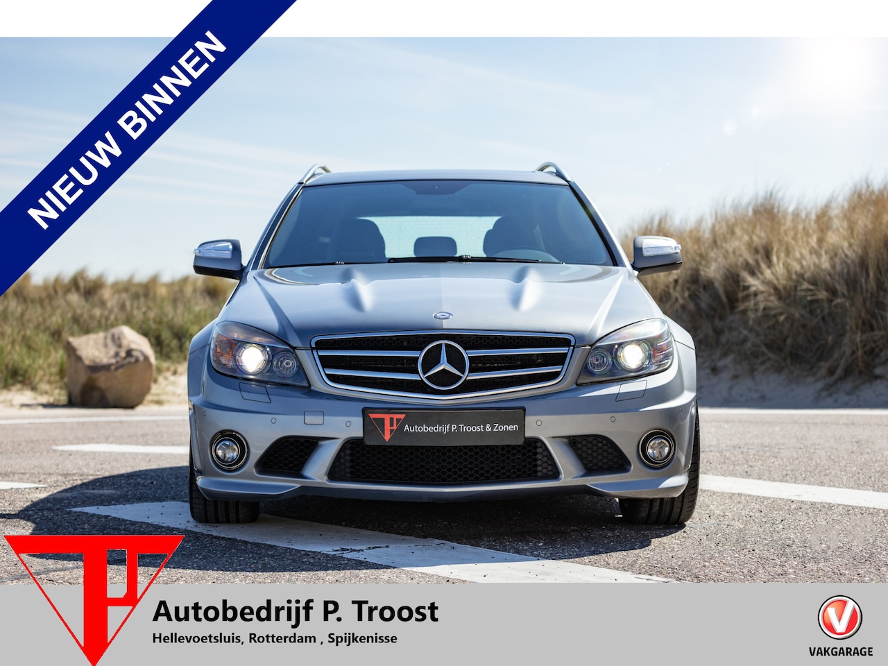 Mercedes-Benz C-klasse Estate - 63 AMG Origineel NL/Volledig onderhouden/Panoramadak/Navigatie/Elektrische & verwarmde sto - AutoWereld.nl