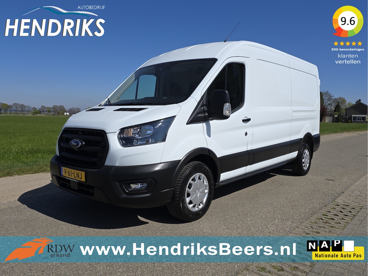 Ford Transit - 350 2.0 TDCI L3 H2 Trend - 130 Pk - Euro 6 - - AutoWereld.nl