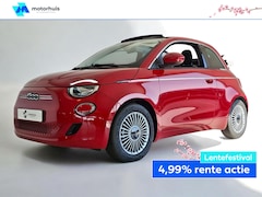 Fiat 500 C - 42kWh 118pk Aut CABRIO LMV CHROMEPAKKET CARPLAY