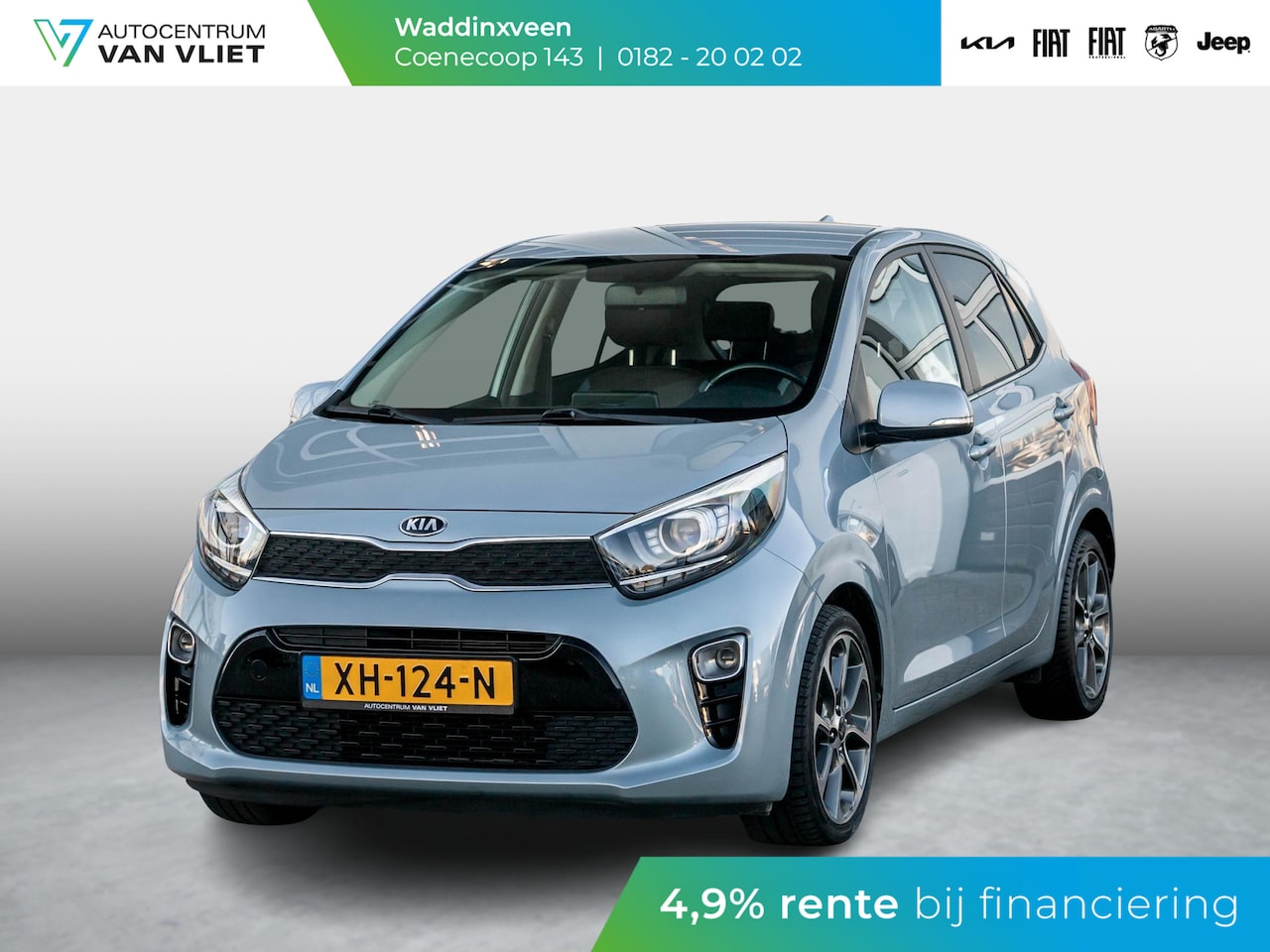 Kia Picanto - 1.0 CVVT Design Edition | Navi | Clima | Trekhaak | Brownpack | Camera | Cruise Control - AutoWereld.nl