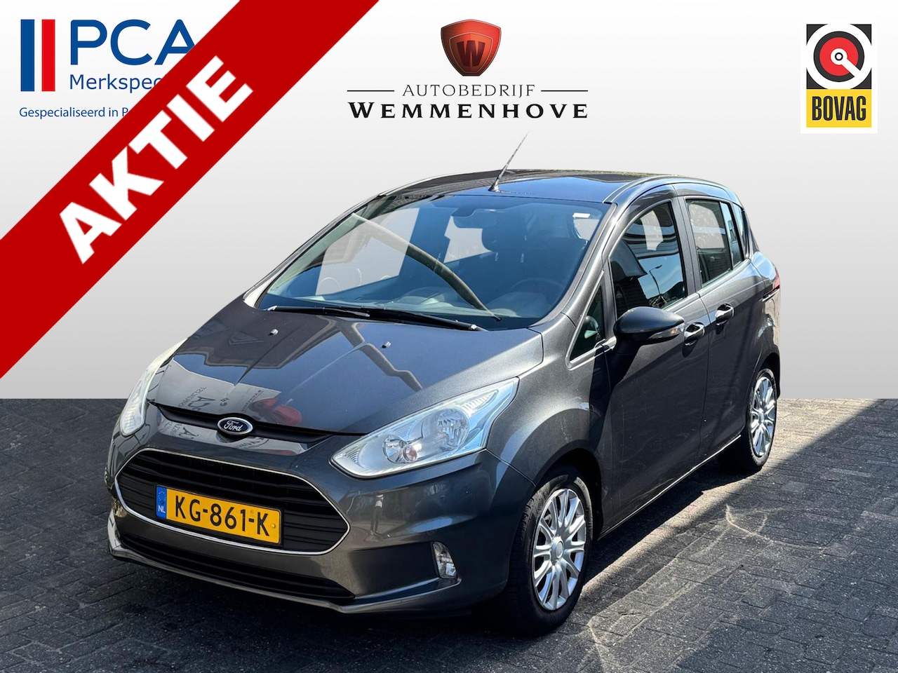 Ford B-Max - 1.0 EcoBoost Style Airco/Lichtmetalen velgen/5-Deurs - AutoWereld.nl